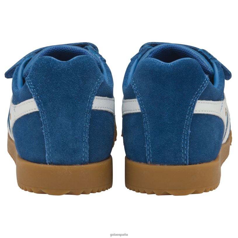 calzado V4PZL706 niños Gola tenis clásicos con tiras Harrier azul marino/blanco