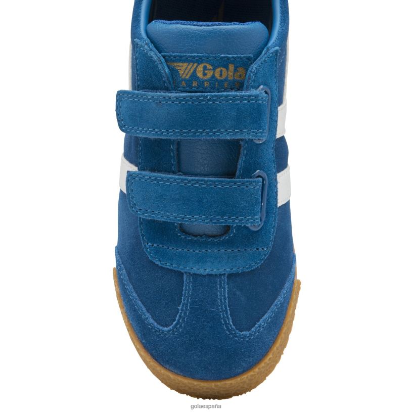 calzado V4PZL706 niños Gola tenis clásicos con tiras Harrier azul marino/blanco